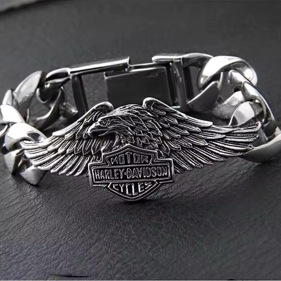 Harley-Davidson Other - Harley-Davidson Silver Eagle Men's Bracelet